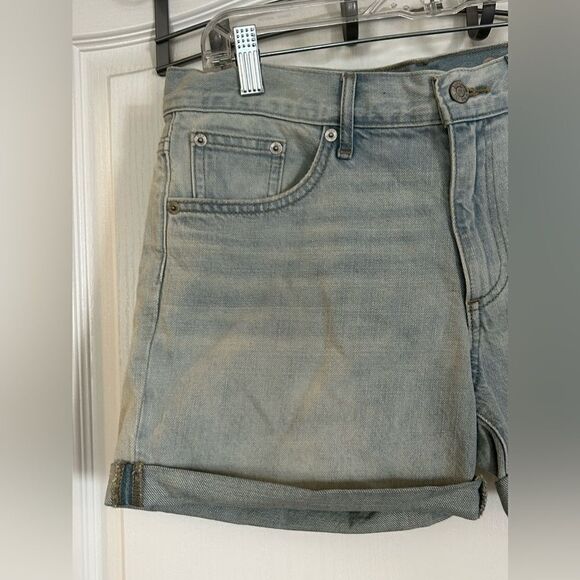 Gap 1969 Sexy‎ Boyfriend Denim Jean Shorts 27P bleached vintage blue 70s 60s NWT - Picture 14 of 15
